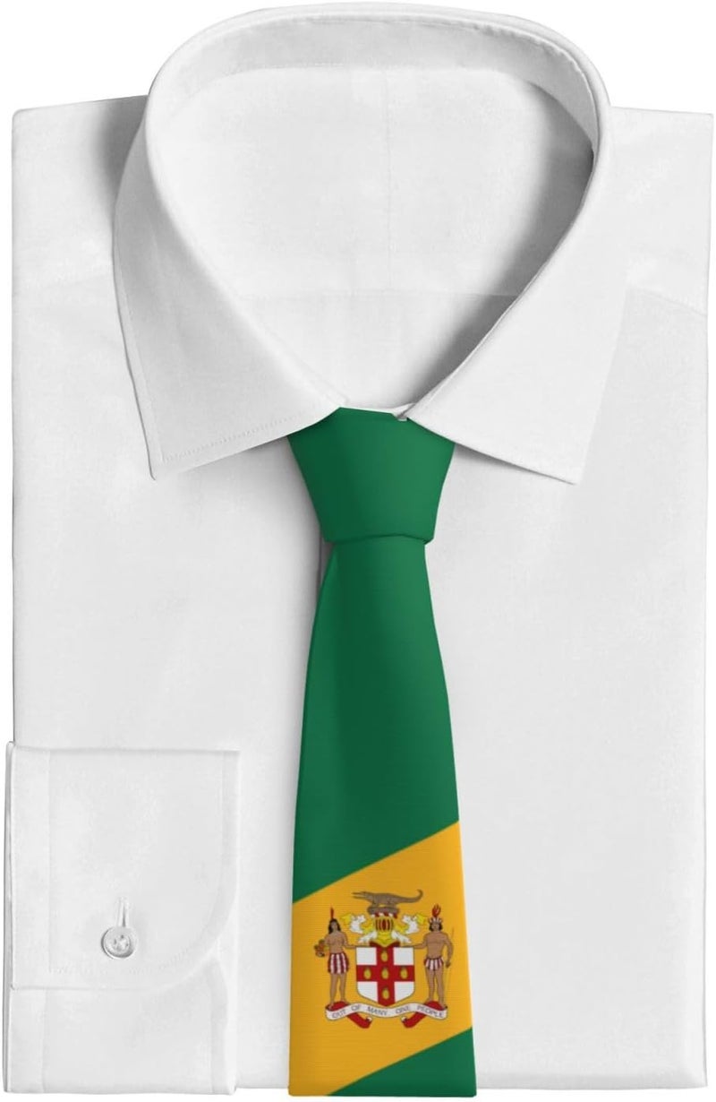AKMCBSH National Flags Tie Comfortable Soft Novelty Necktie Unisex for Weddings Party Birthday Gift - Image 5